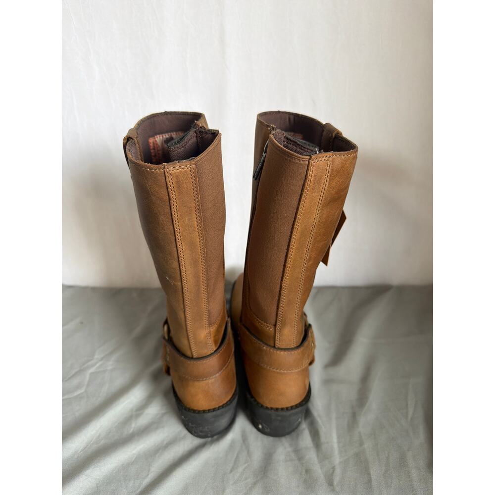 Harley-Davidson Women's Korsen Tall Ride Waterproof Moto boots 9 NWT - Picture 4 of 7